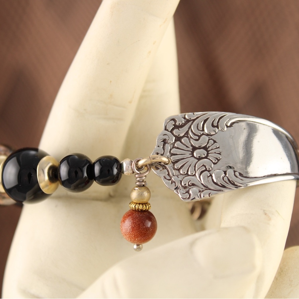 Handcrafted beaded bracelet